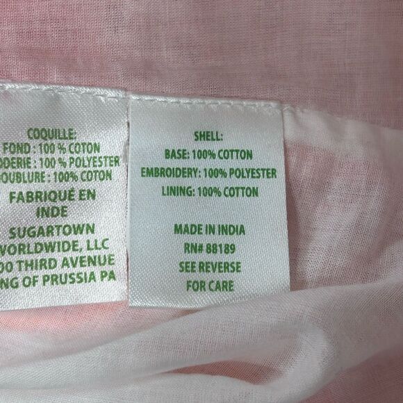 Lilly Pulitzer Kerrigan Elbow Sleeve Top Fun Flower Eyelet - Picture 6 of 7